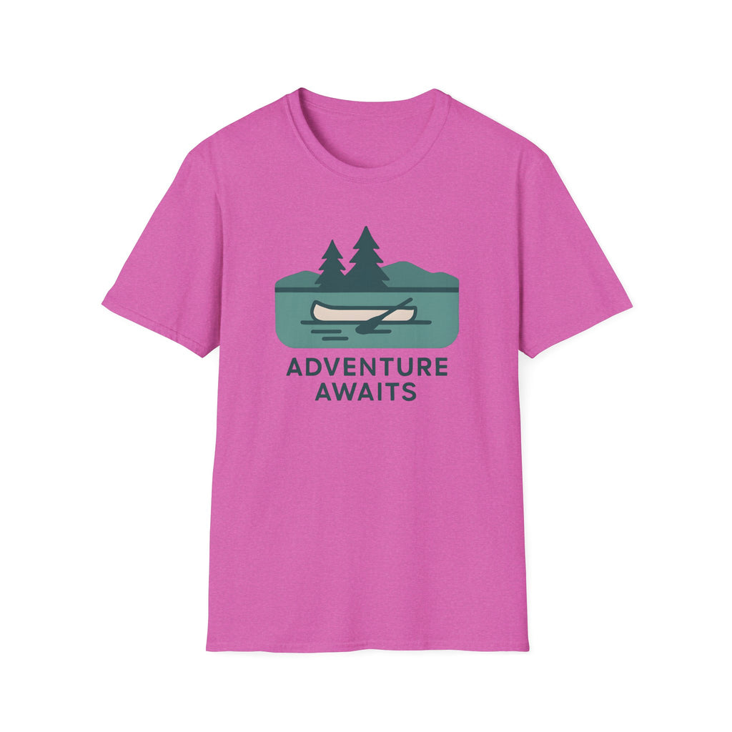 Adventure Awaits Canoe T-Shirt