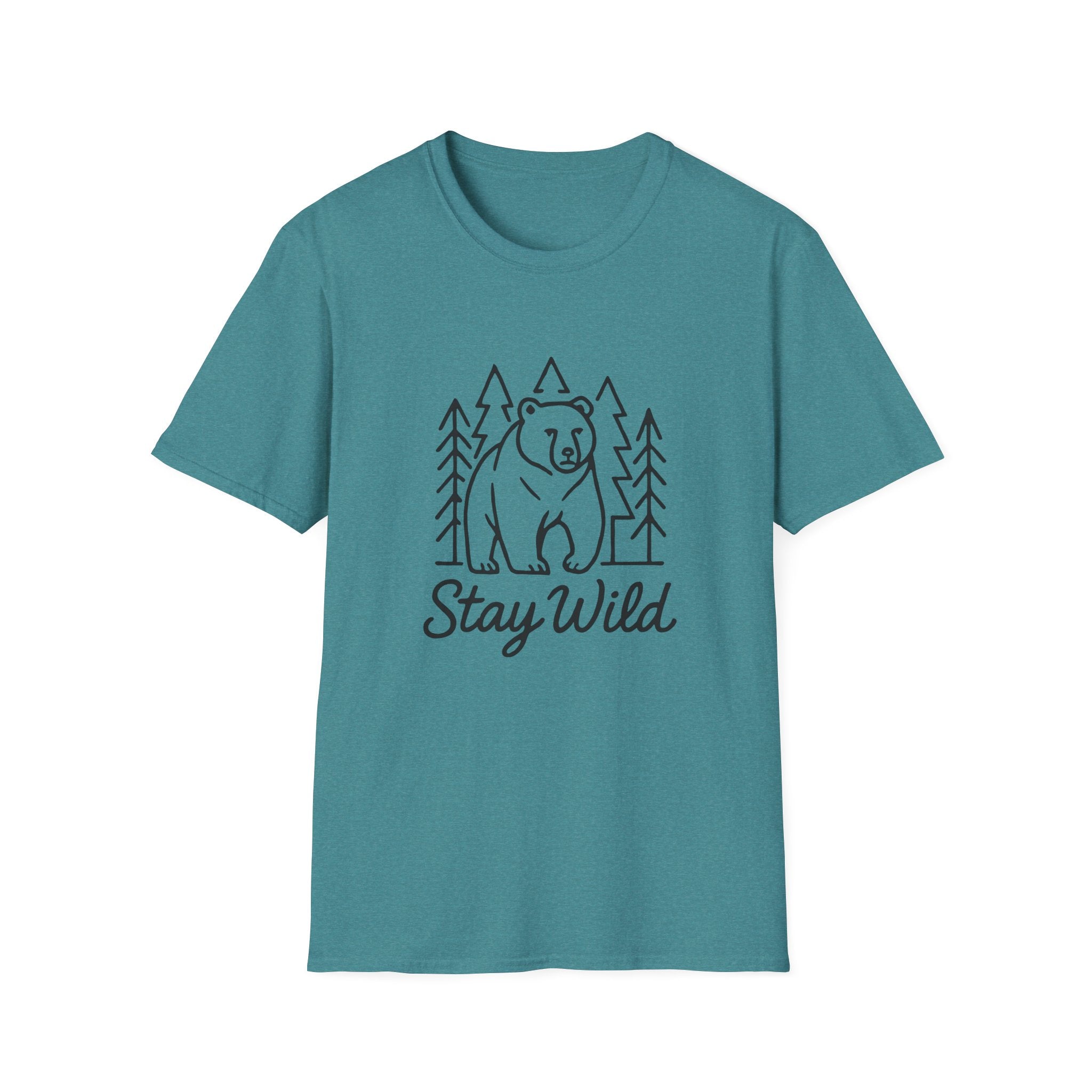 Bear Forest 'Stay Wild' T-Shirt — Adventure Outdoor Nature Tee