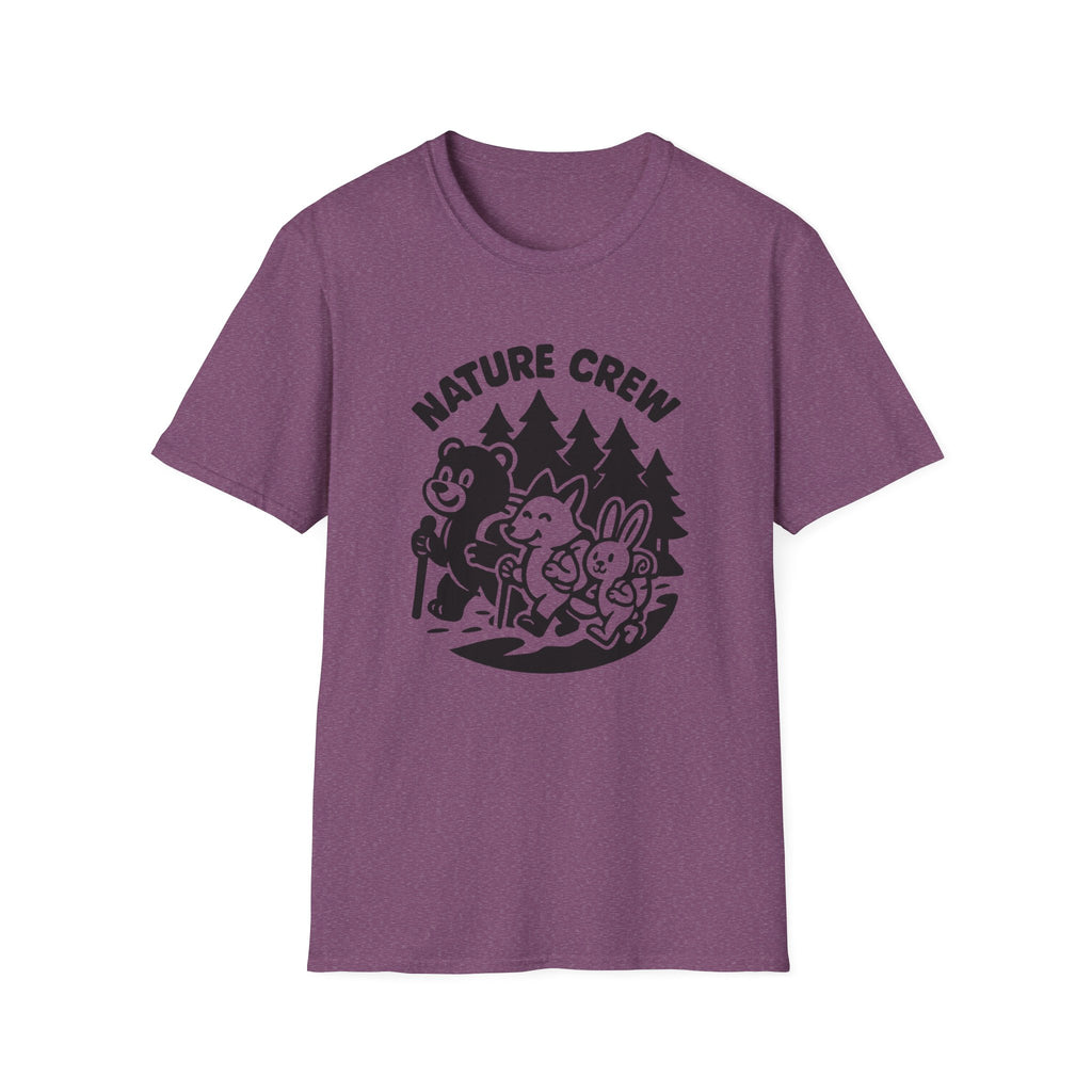 Nature Crew T‑Shirt — Cute Forest Animals Camping Tee