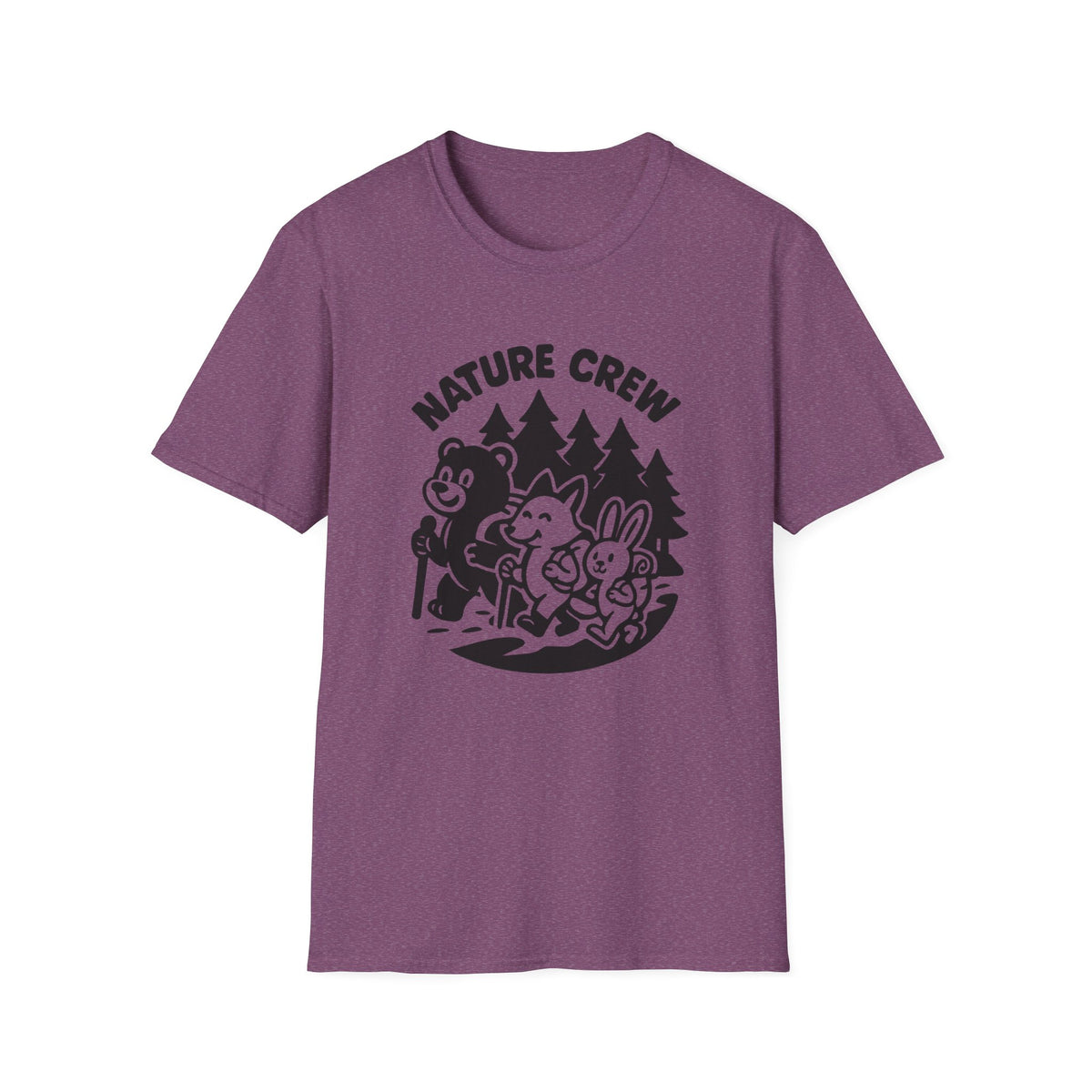 Nature Crew T‑Shirt — Cute Forest Animals Camping Tee