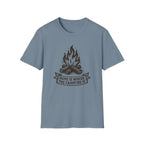 Campfire Graphic T-Shirt — "Home Is Where the Campfire Is" Outdoor Tee