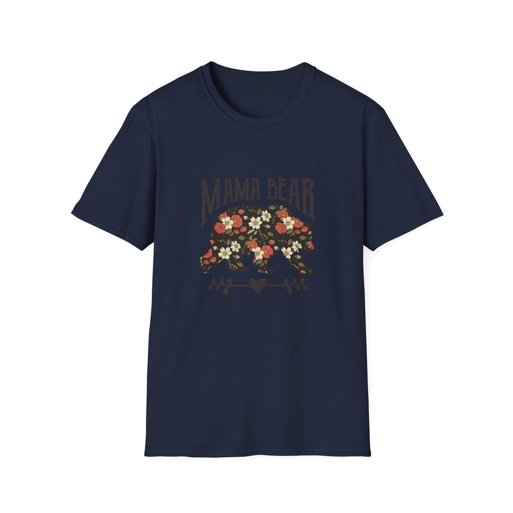 Mama Bear Floral T-Shirt — Vintage Floral Mom Tee