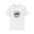 Mountain Mama T-Shirt — Floral Mountain Graphic Tee for Outdoor Moms