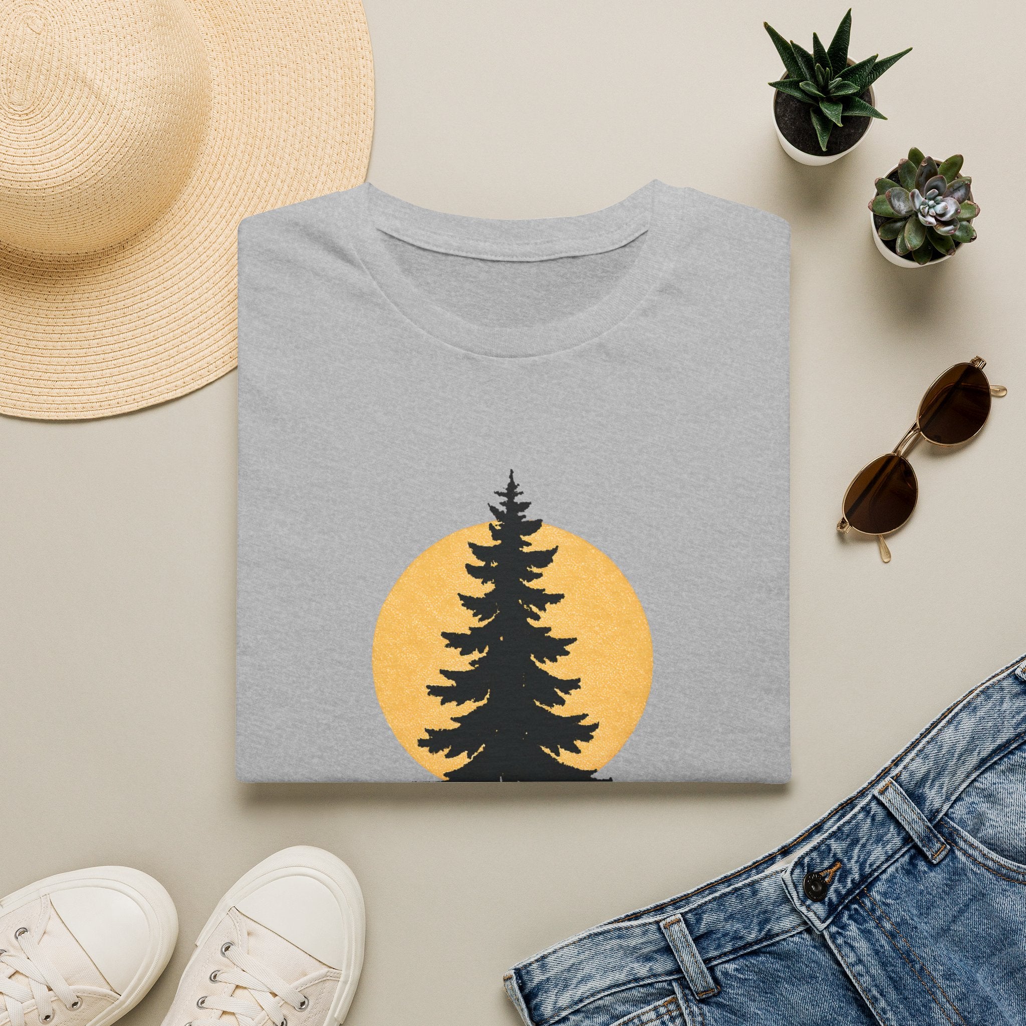 Go Outside Tree T-Shirt — Nature Adventure Graphic Tee