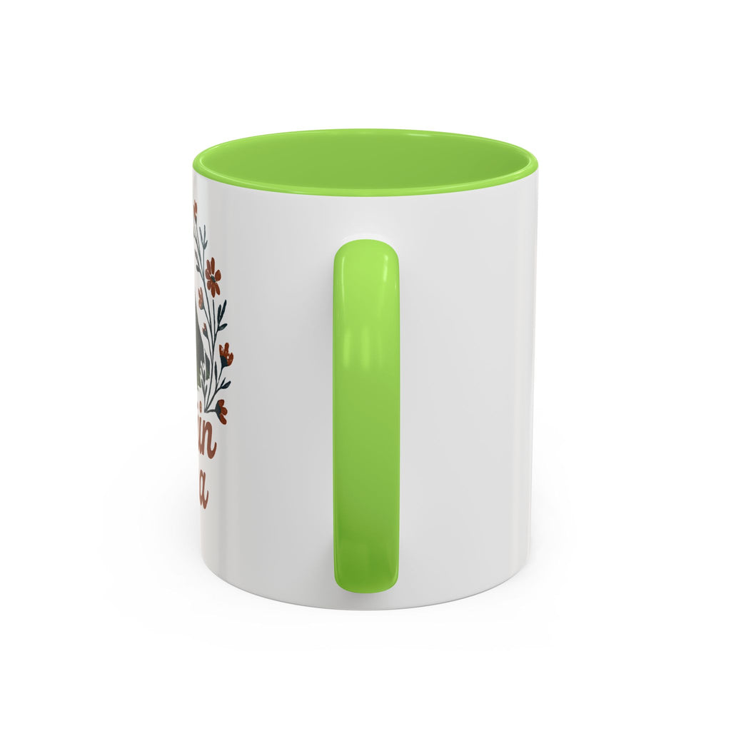 Mountain Mama Coffee Mug — 11oz & 15oz Floral Mountain Ceramic Mug