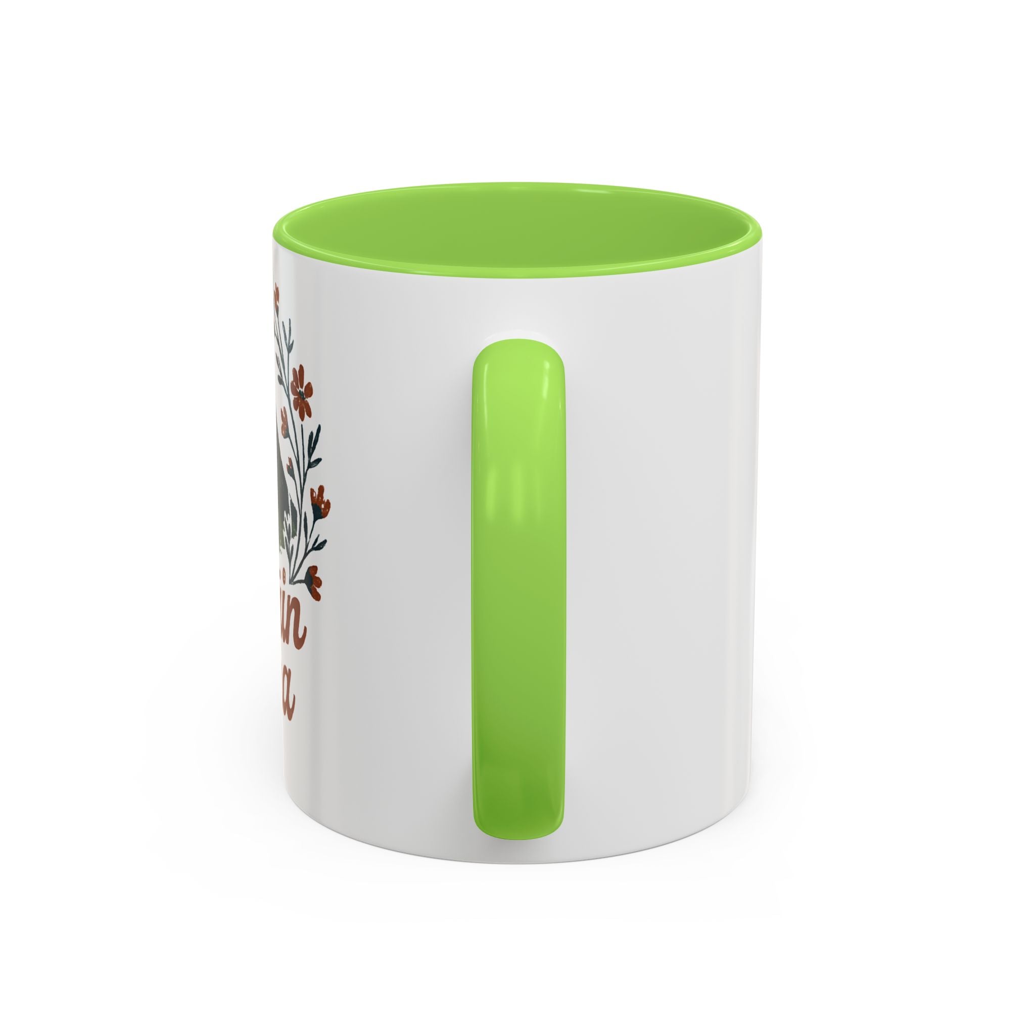 Mountain Mama Coffee Mug — 11oz & 15oz Floral Mountain Ceramic Mug