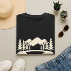 Mountain Pines T-Shirt — Minimal Scenic Forest Graphic