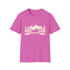 Mountain Pines T-Shirt — Minimal Scenic Forest Graphic