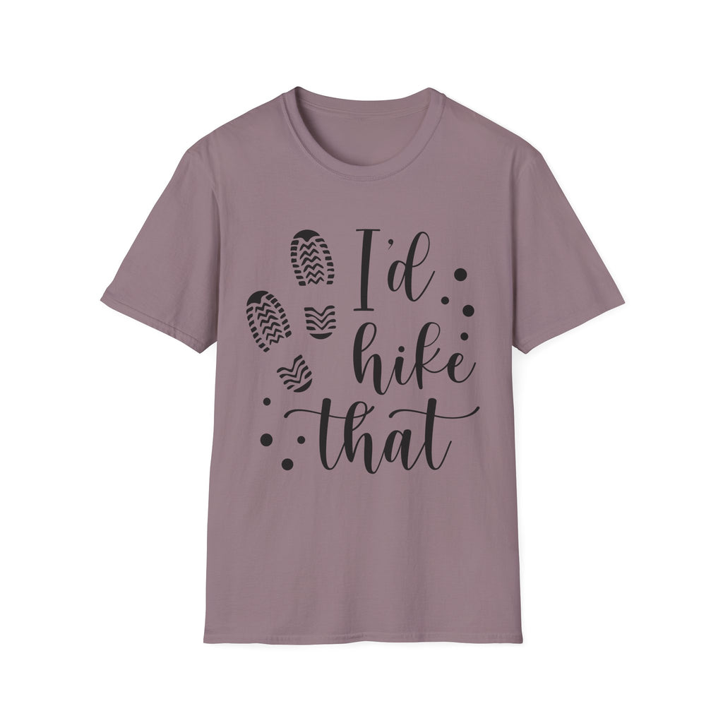 Hiking T-Shirt — "I'd Hike That" Graphic Tee for Outdoor Lovers