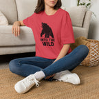 Into The Wild Bear T-Shirt — Outdoor Adventure Graphic Tee