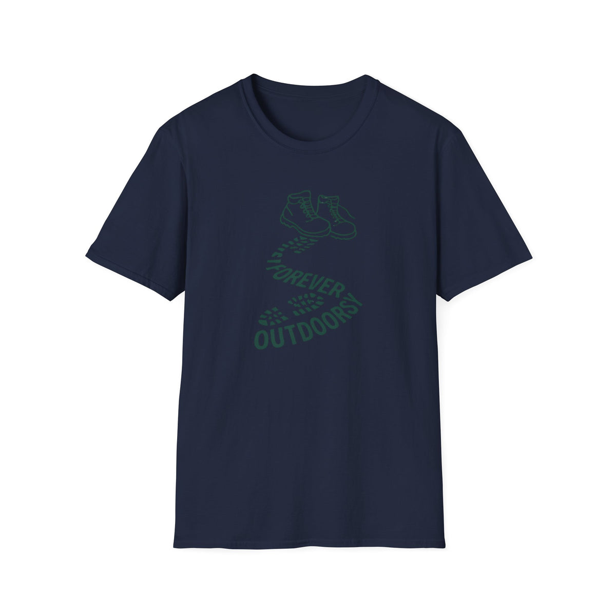 Forever Outdoors T-Shirt — Hiking Boots Graphic Tee