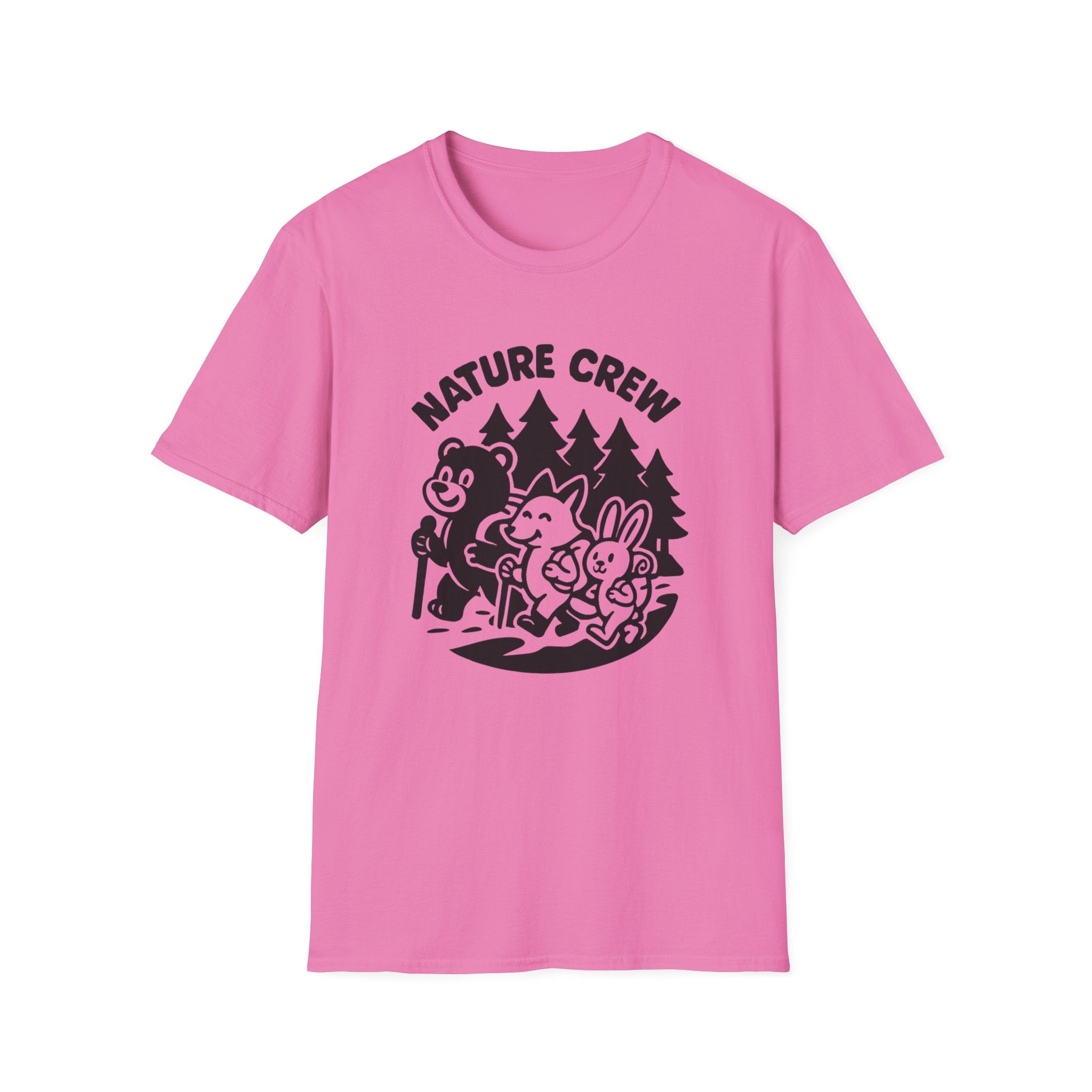 Nature Crew T‑Shirt — Cute Forest Animals Camping Tee