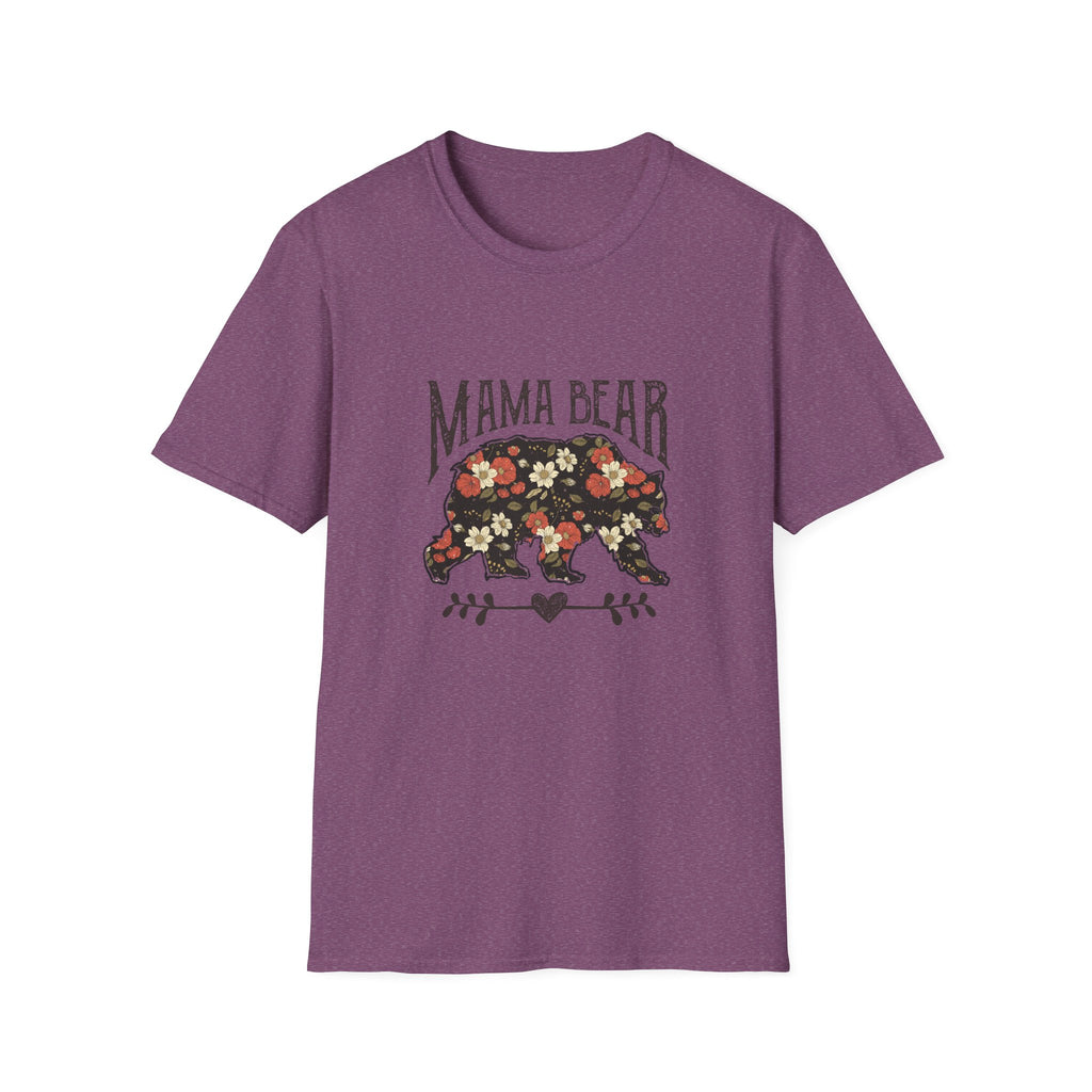 Mama Bear Floral T-Shirt — Vintage Floral Mom Tee