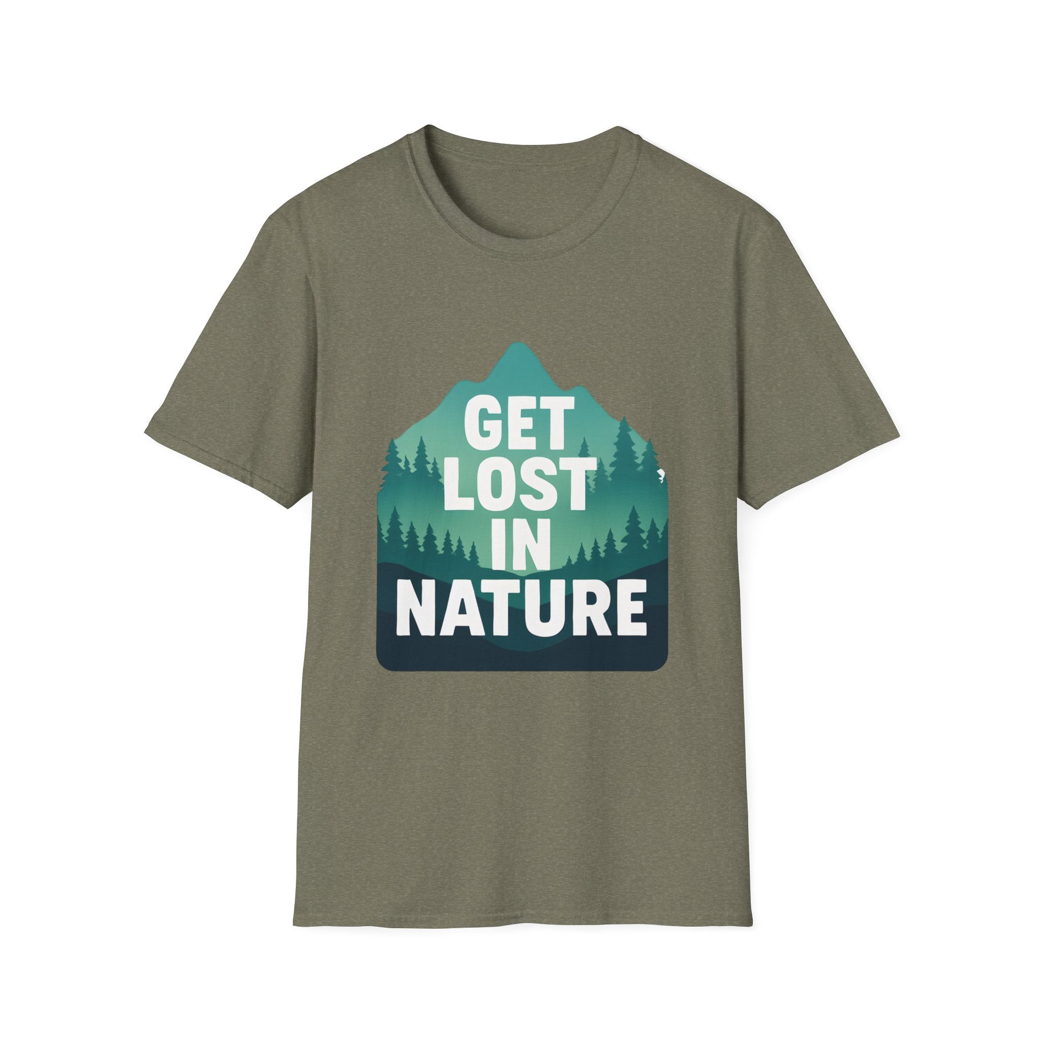 Get Lost in Nature T-Shirt — Outdoor Adventure Graphic Tee