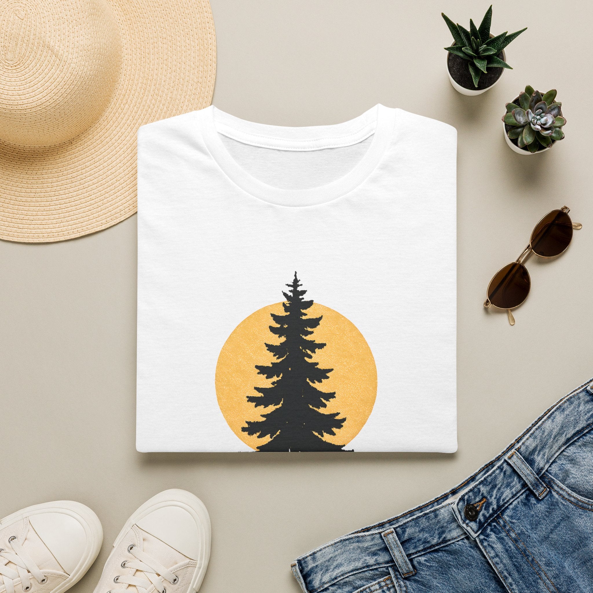 Go Outside Tree T-Shirt — Nature Adventure Graphic Tee