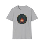 Campfire Night T-Shirt — Cozy Wilderness Bonfire Graphic Tee