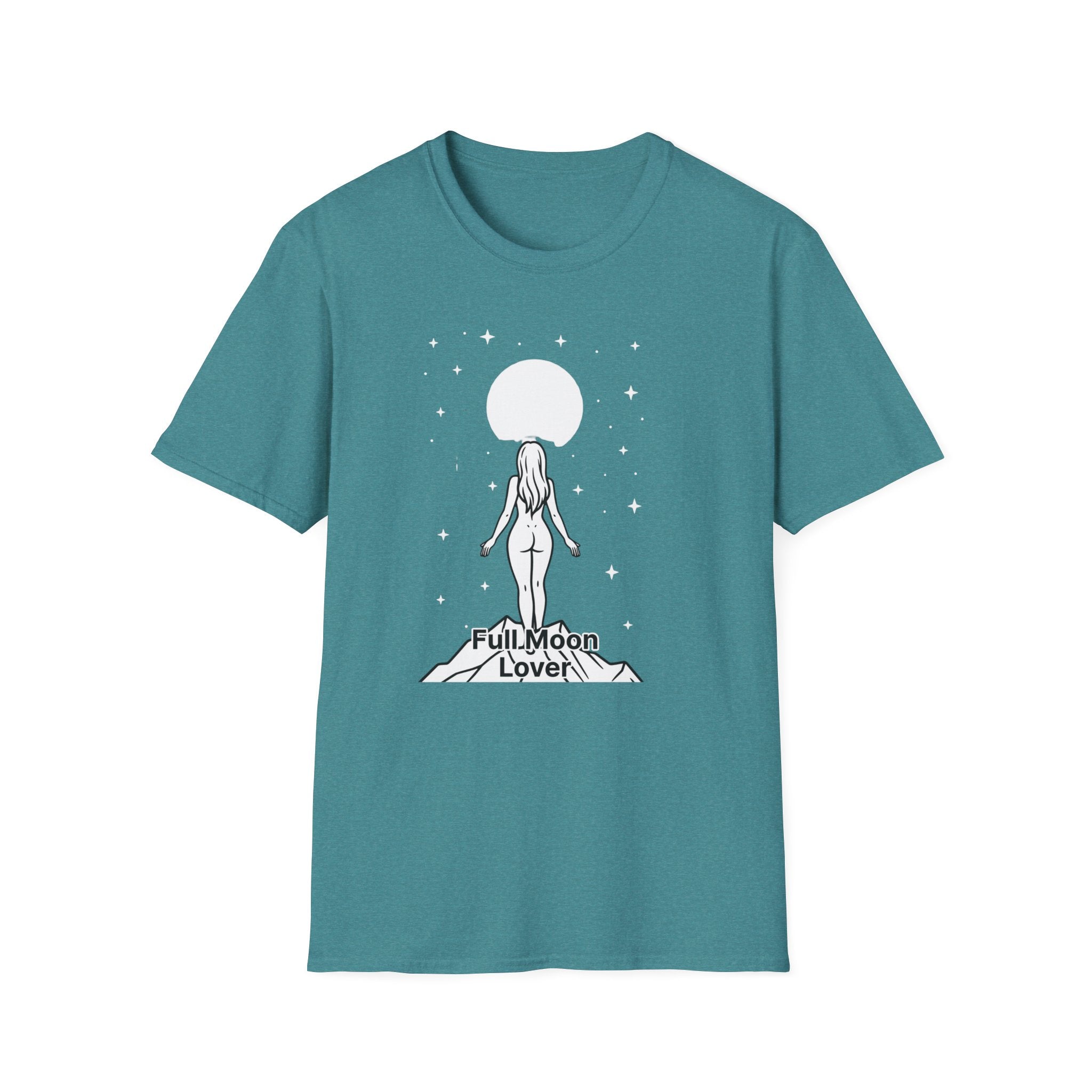 Moon Goddess T-Shirt — Celestial 'Moon Lover' Graphic Tee