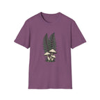 Fern & Mushroom Botanical Tee — Nature-Inspired Graphic T-Shirt