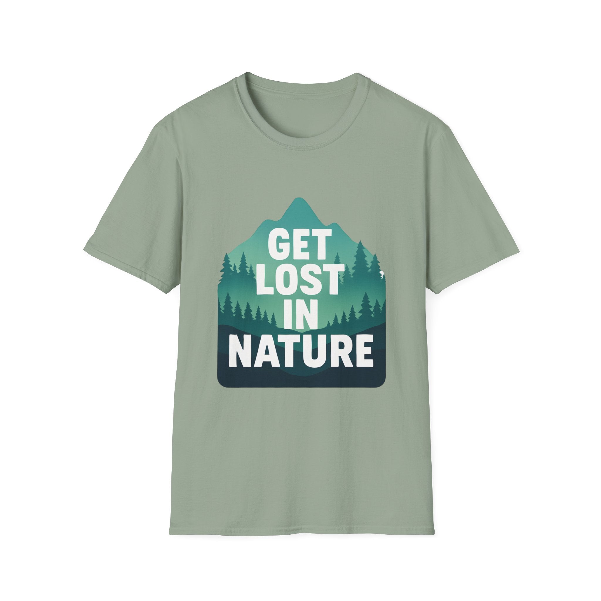 Get Lost in Nature T-Shirt — Outdoor Adventure Graphic Tee