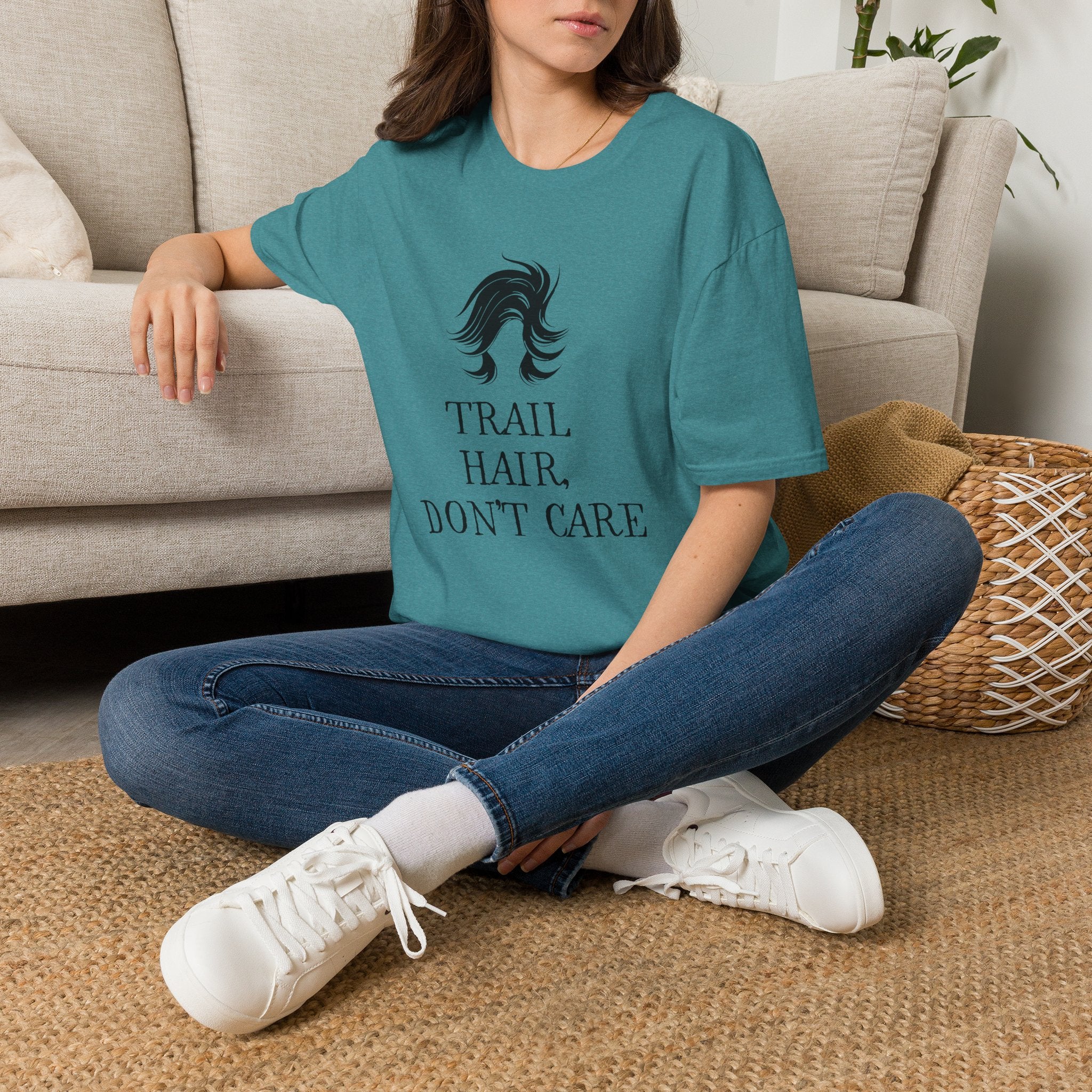 Trail Hair Don't Care T-Shirt — Casual Outdoor Hiking Tee