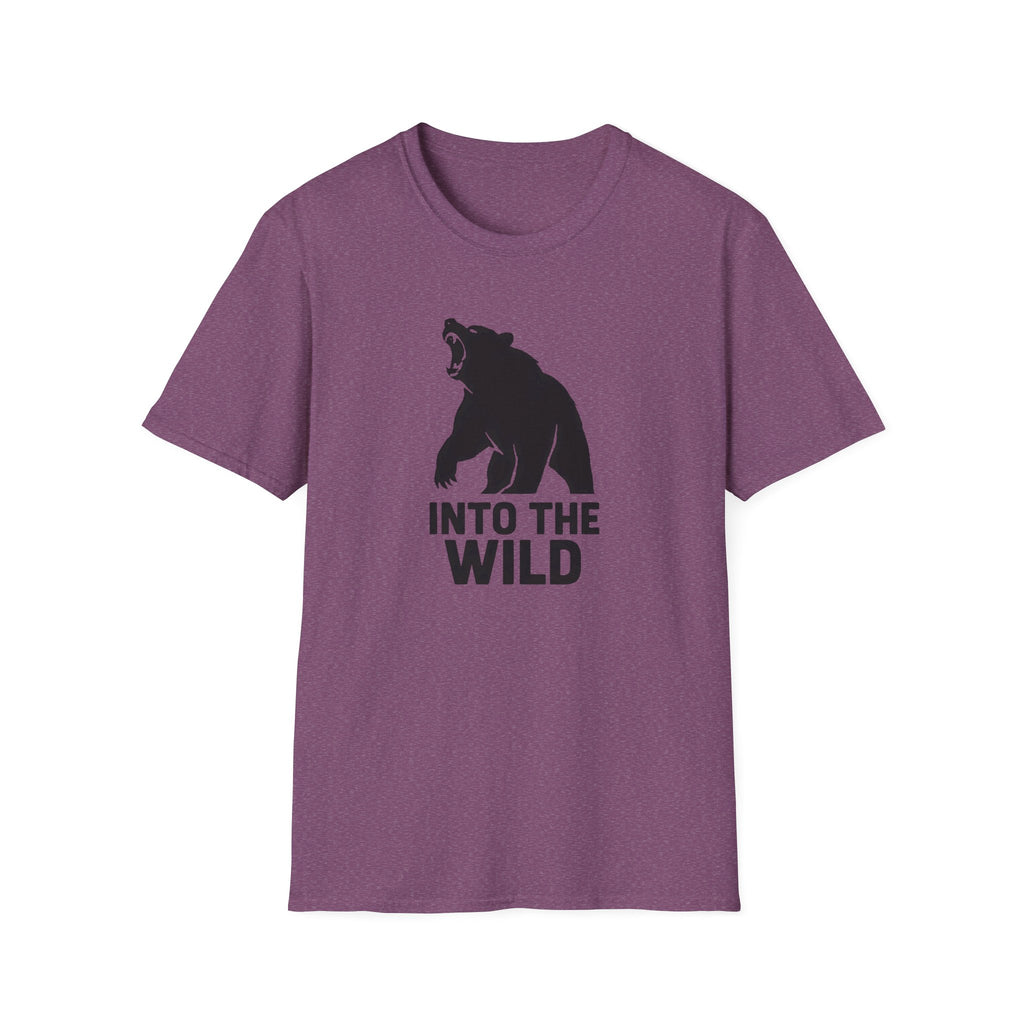 Into The Wild Bear T-Shirt — Outdoor Adventure Graphic Tee