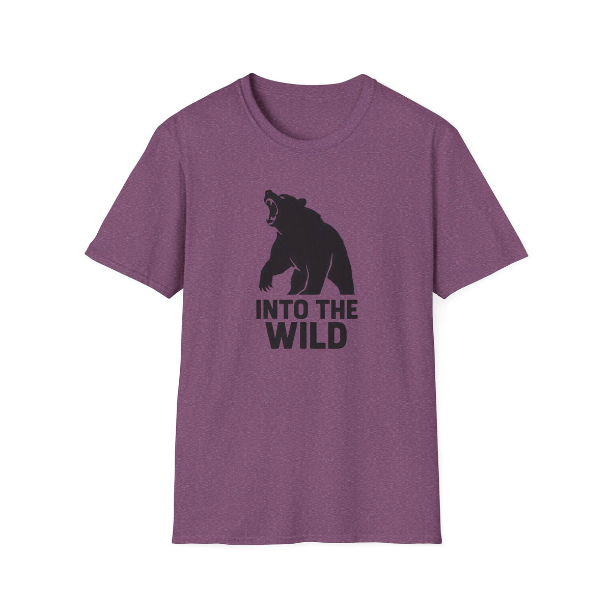 Into The Wild Bear T-Shirt — Outdoor Adventure Graphic Tee