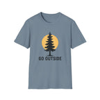 Go Outside Tree T-Shirt — Nature Adventure Graphic Tee