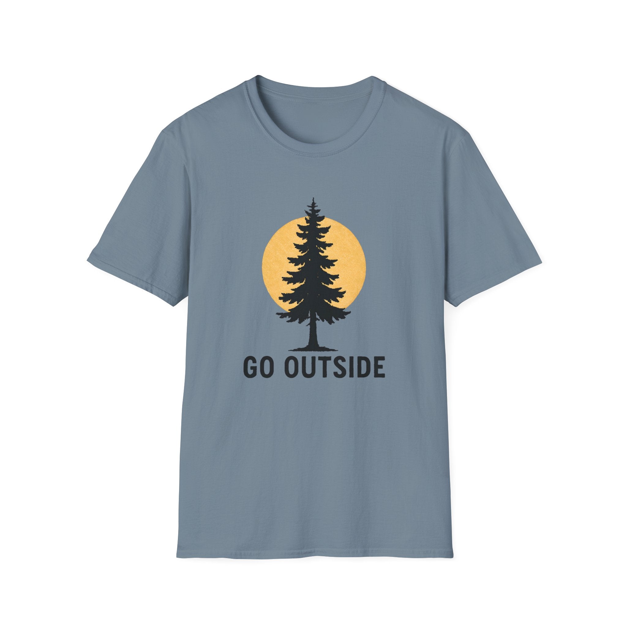 Go Outside Tree T-Shirt — Nature Adventure Graphic Tee