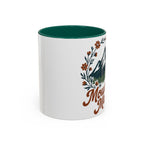 Mountain Mama Coffee Mug — 11oz & 15oz Floral Mountain Ceramic Mug