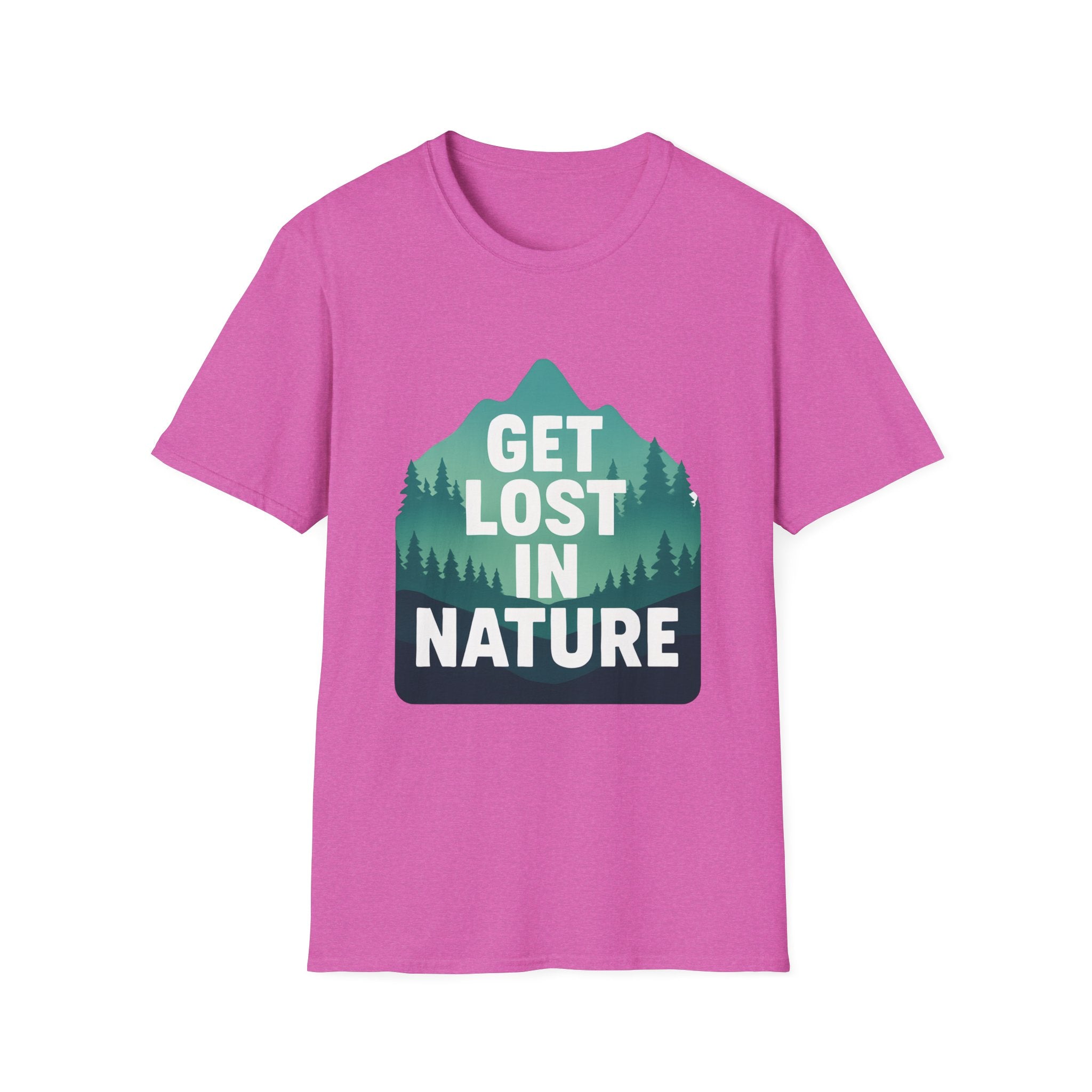 Get Lost in Nature T-Shirt — Outdoor Adventure Graphic Tee