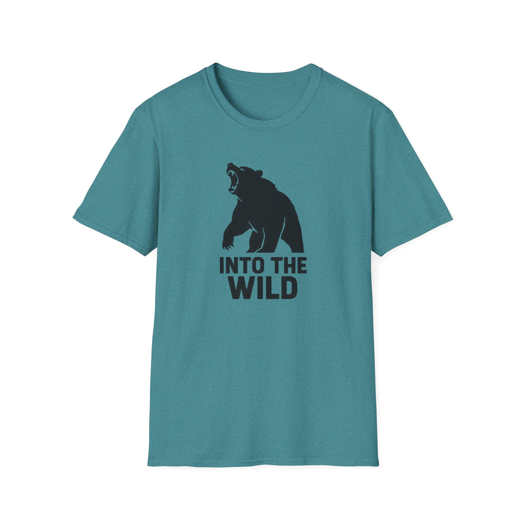 Into The Wild Bear T-Shirt — Outdoor Adventure Graphic Tee