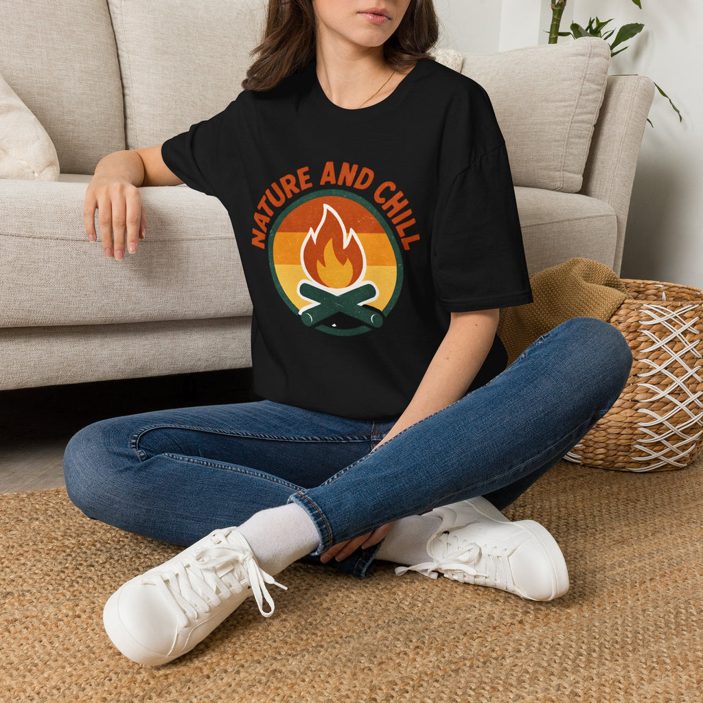 Nature and Chill Campfire T-Shirt
