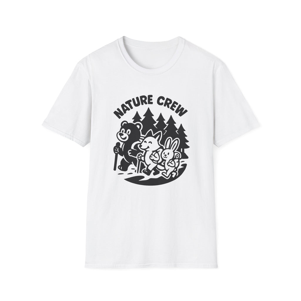 Nature Crew T‑Shirt — Cute Forest Animals Camping Tee