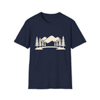 Mountain Pines T-Shirt — Minimal Scenic Forest Graphic