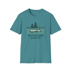 Adventure Awaits Canoe T-Shirt
