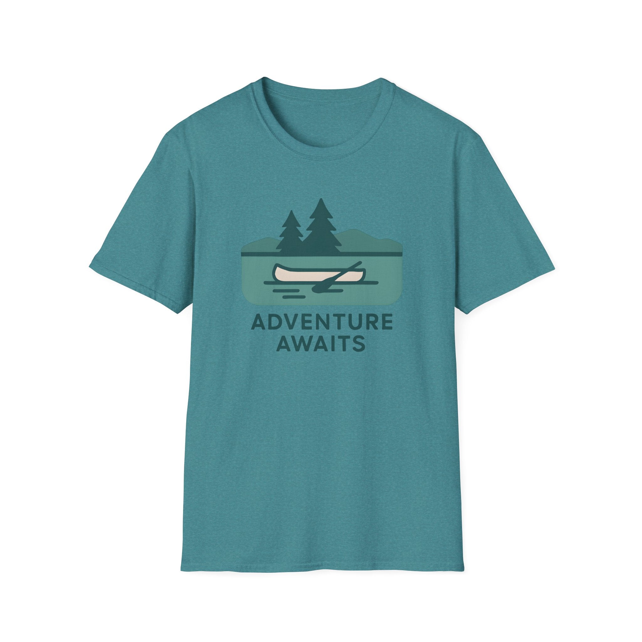 Adventure Awaits Canoe T-Shirt