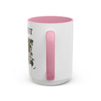 Wanderlust Floral Travel Mug — 11oz/15oz Ceramic Coffee Cup