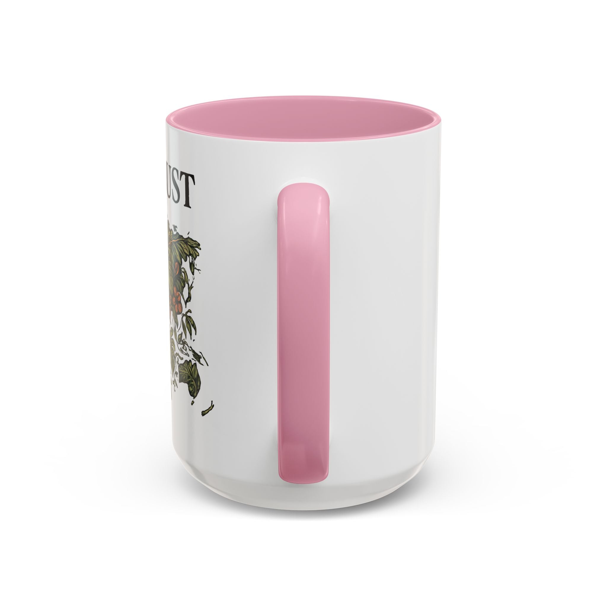 Wanderlust Floral Travel Mug — 11oz/15oz Ceramic Coffee Cup
