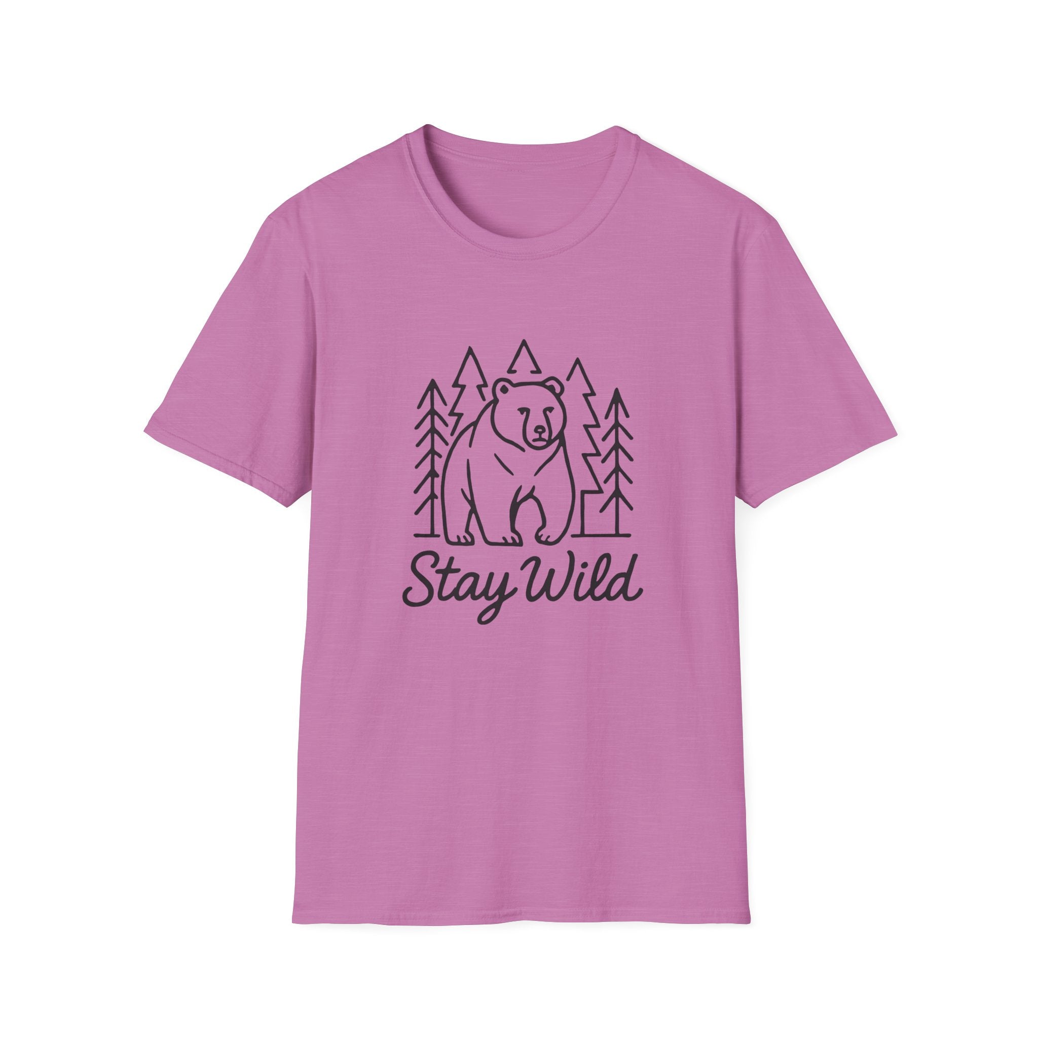 Bear Forest 'Stay Wild' T-Shirt — Adventure Outdoor Nature Tee