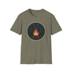 Campfire Night T-Shirt — Cozy Wilderness Bonfire Graphic Tee