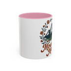 Mountain Mama Coffee Mug — 11oz & 15oz Floral Mountain Ceramic Mug
