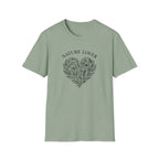 Nature Lover T-Shirt — Botanical Heart Graphic Tee