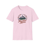 Mountain Mama T-Shirt — Floral Mountain Graphic Tee for Outdoor Moms