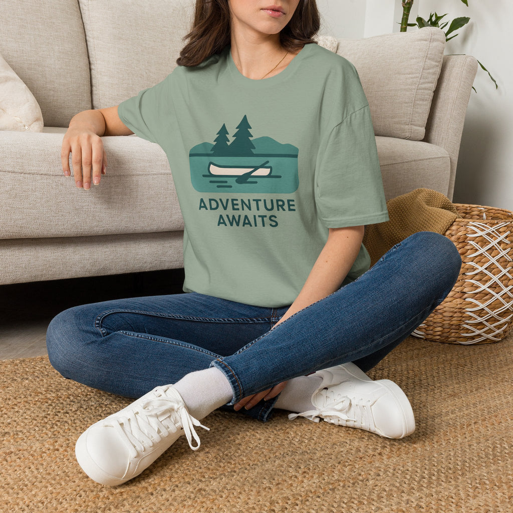 Adventure Awaits Canoe T-Shirt