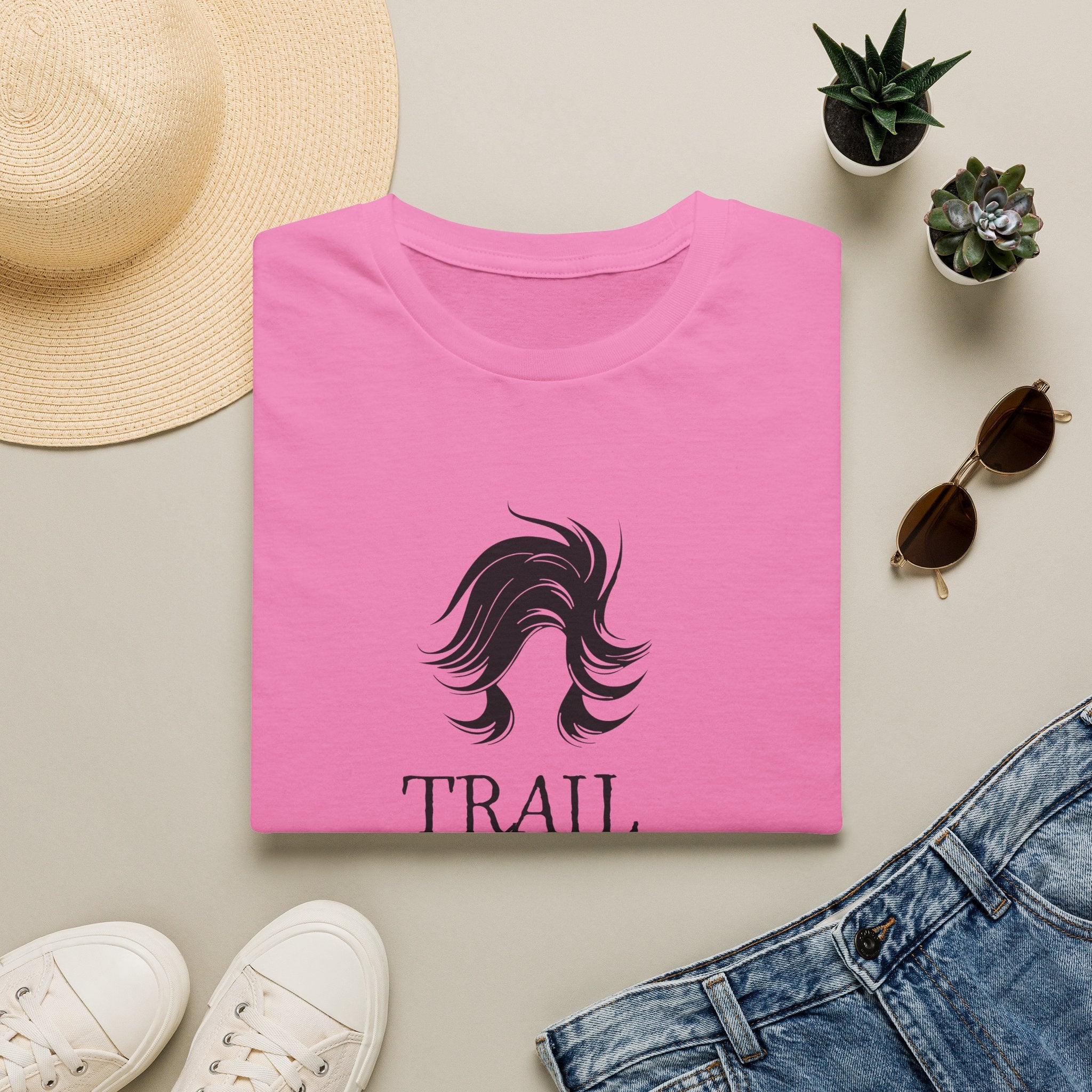 Trail Hair Don't Care T-Shirt — Casual Outdoor Hiking Tee