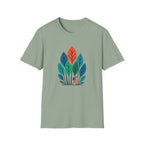 Minimalist Colorful Leaf Forest Graphic T-Shirt
