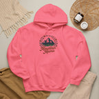 Mountain Mama Hoodie — Floral Mountain Graphic Pullover for Outdoor Moms