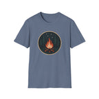 Campfire Night T-Shirt — Cozy Wilderness Bonfire Graphic Tee
