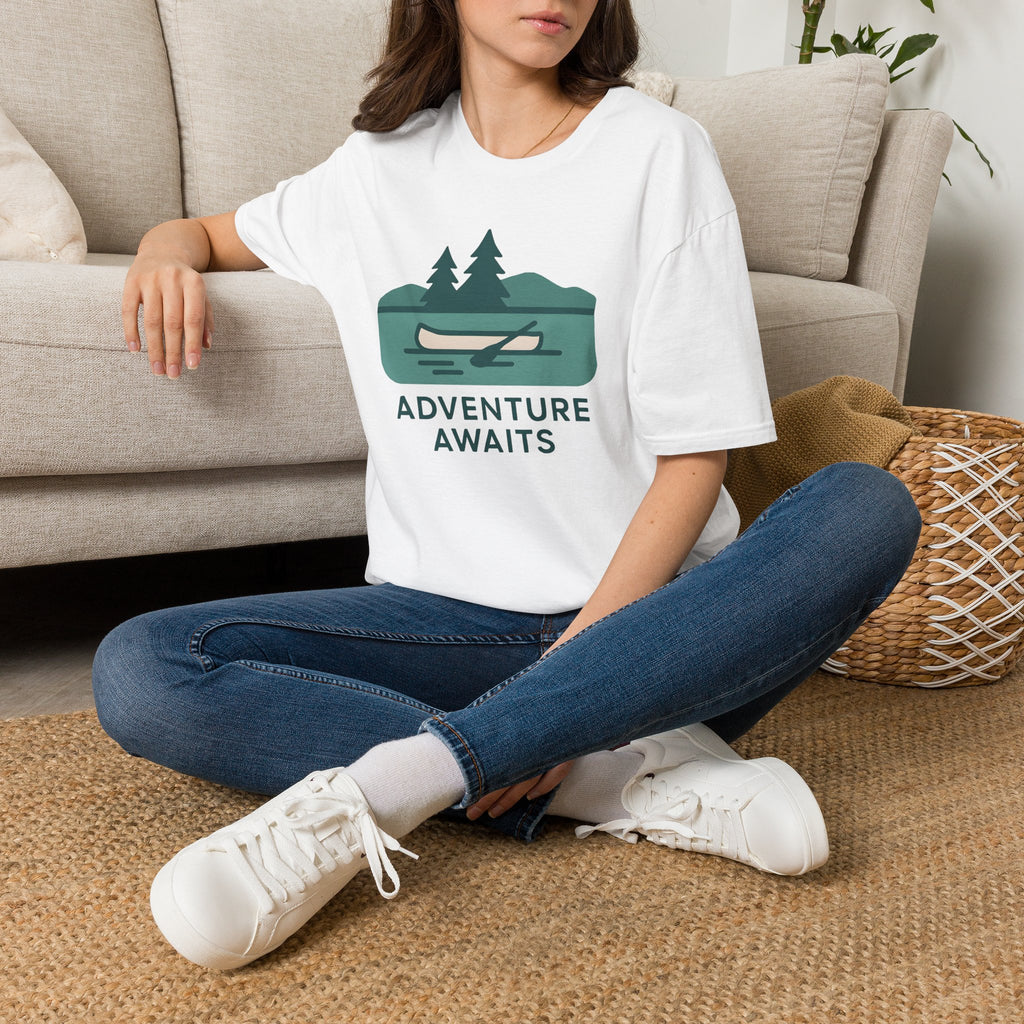Adventure Awaits Canoe T-Shirt
