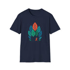 Minimalist Colorful Leaf Forest Graphic T-Shirt